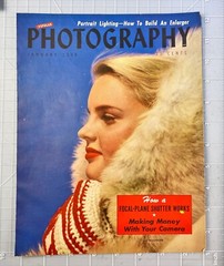Popular Photography January 1949 Art L Willinger Vintage Cover Only Photo