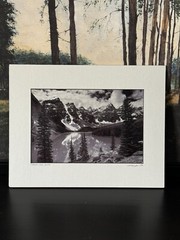 Photograph Moraine Lake, Banff Matted & Signed By Photographer