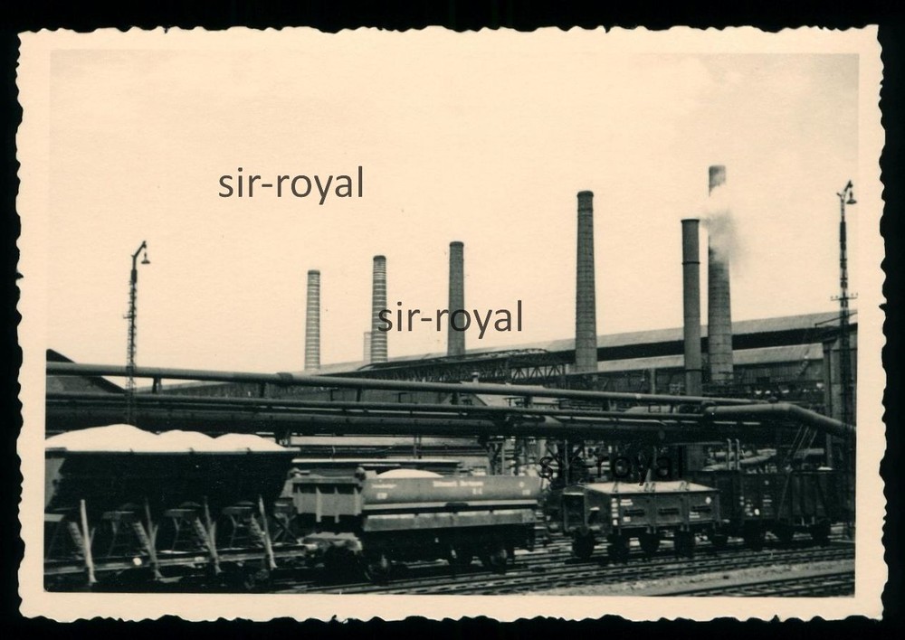 Gutehoffigungshütte Oberhausen 1950s – Industrial Engineering Mining – Photo 10x7cm