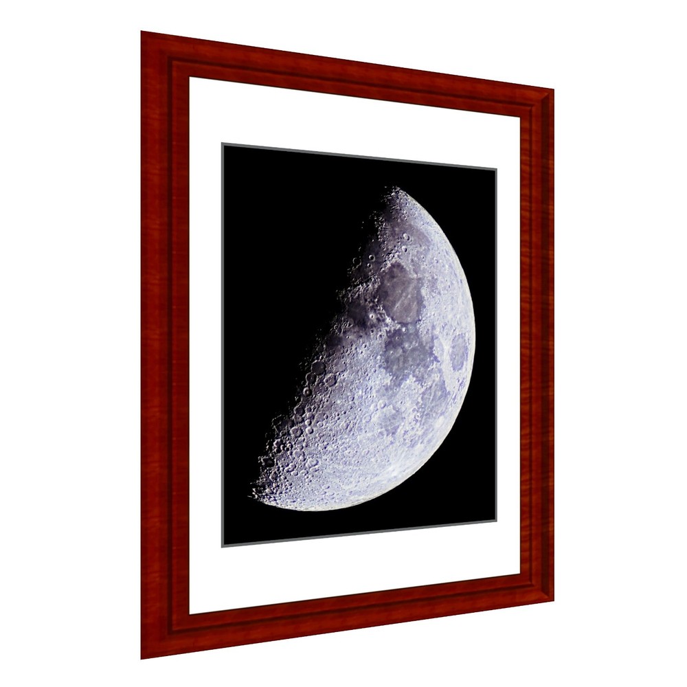 Wall Decor Home & Office 8×10 inch Moon (FirstQuarter) Photo Print M4139