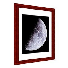 Wall Decor Home & Office 8×10 inch Moon (FirstQuarter) Photo Print M4139