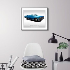 Classic Cars – 1966 Chevy Chevelle SS Convertible in Marina Blue – Muscle Car