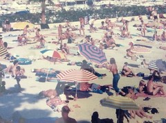 Beverly Hills Estate Find Framed and Matted Beach Seaside Picture