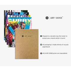 Famous Basketball Star Posters Wall Art, 8×10 Inch Canvas Prints Unframed Set…