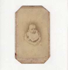 Detlef Hahn CDV photo beautiful child picture/baby-Kiel 1870s