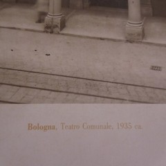 Analog Photography Bologna 1935 TEATRO COMMUNALE La REPUBLICA Italy N4376