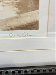 Alan B. Cohen Burgos Spain Cathedral Sepia Print 16×16 Framed Signed
