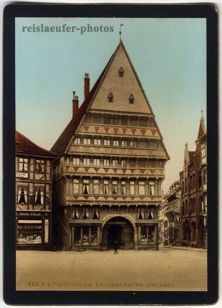 Hildesheim, 4 Original Photochromes, Photochromic Zurich, around 1900
