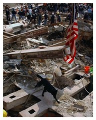 K9 Patrol Rescue Dog 9/11 World Trade Center Silver Halide Photo – Ver 2