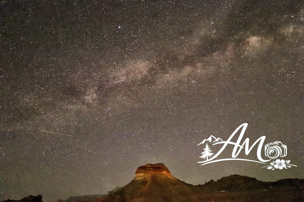 8”x10” Big Bend Milky Way Print With Photo Mat