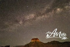 8”x10” Big Bend Milky Way Print With Photo Mat