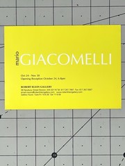 Mario Giacomelli (1925-2000) Art Announcement Card