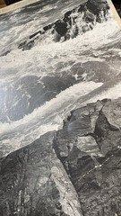 FRANCIS JAMES MORTIMER??? Rough Sea Seascape WAVES Photographs (3) READ!