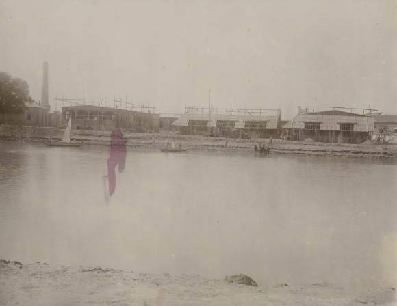 Photo Tianjin Tientsin China, Factory, Water Lot, Circa 1895 – 10437530