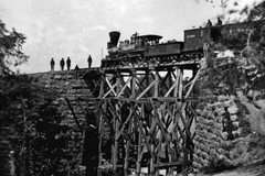 New Civil War Photo: Locomotive on Bridge of Orange & Alexandria Rail – 6 Sizes!