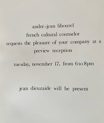 Jean Dieuzaide, Signed Photograph With Exhibition Invitation. General Edit. Rare