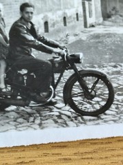 Photo man on motorcycle man motorcycle photo FC