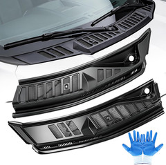 Windshield Wiper Cowl Cover Panel Grille Compatible with Ford F150 2015-2020, Le