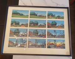 R. Crumb A Short History of America Wildwood Serigraph #654/1000 Framed Art