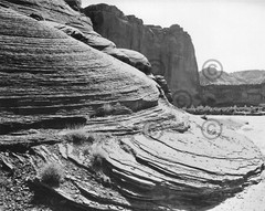Book Plate Ansel Adams B/W 7.5 X 5.5″ White House ruin, Canyon de Chelly AZ 1942