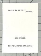 John Schuetz (b. 1944) Art Announcement Card 2007 – Photographs