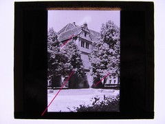 Karlsruhe Durlach Castle Princess Building Historical Motif Glass Picture