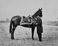 New Civil War Photo: Gen. Ulysses S. Grant with War Horse, Cincinnati – 6 Sizes!