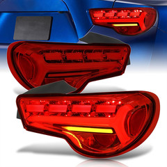 JDM Sequential Signal LED DRL Tail Lights Brake Lamps Stop Assembly Pair Set Com