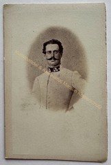 orig. CDV photo photograph picture old fashion man gentleman around 1860 soldier Austria