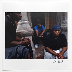 SIGNED Eli Reed Photo – Harlem, New York City. Magnum Square Print 6×6″