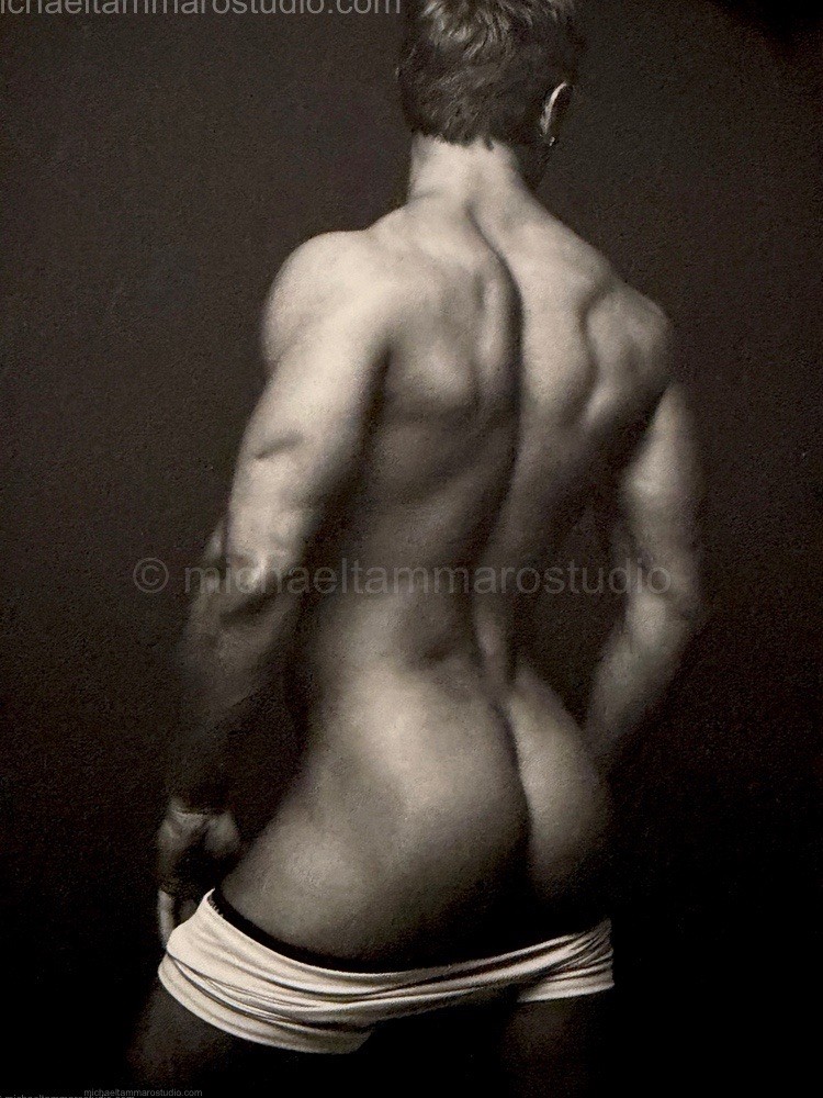 Male Body / Male Model / Sculpture/ 1999 Original Photo