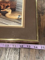 john fulton color print signed Decoys Ammo Duck Calls (hunting) Framed