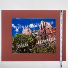 Matted Southwest Mountain Landscape Photo Print 11 X 14 Wall Art Gallery Decor