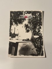 ❤️Lot 2 Photos Beautiful Woman Girl Pose Nature Dress Fashion 30s-50s SW ~5×8