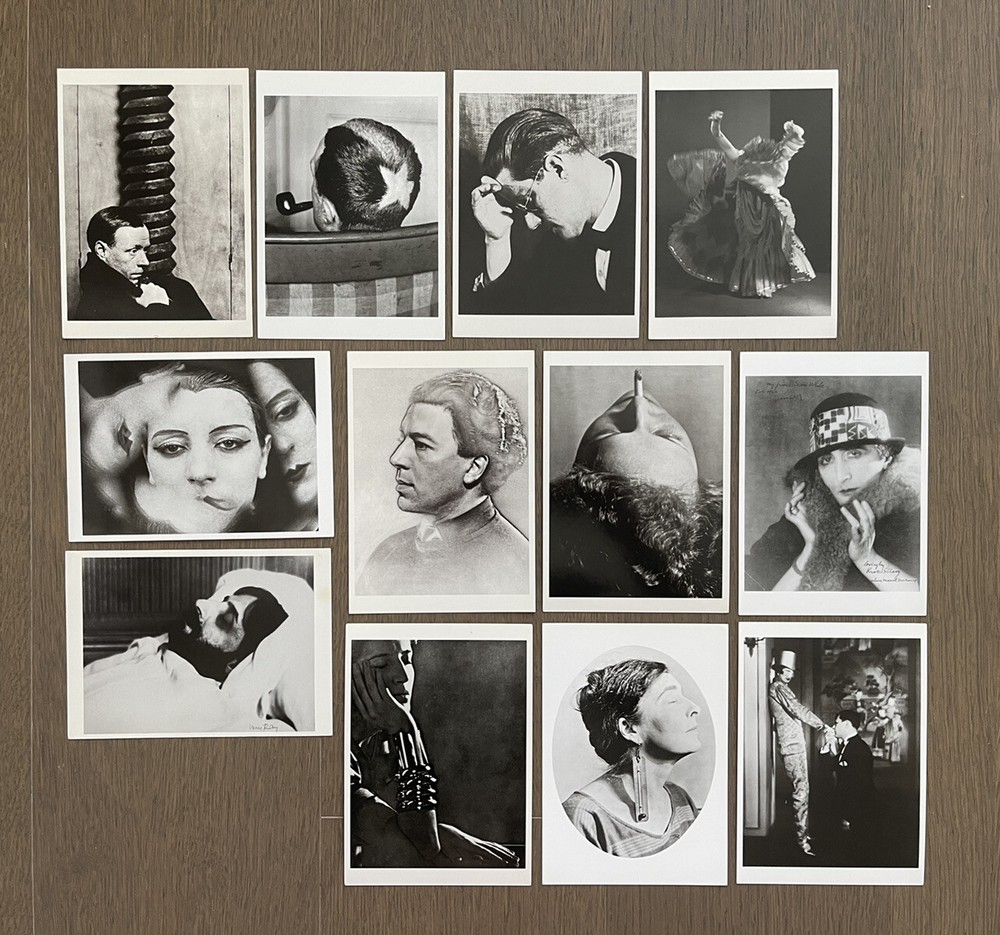 SALE! Super RARE! Man Ray – 12 Vintage Postcards, Duchamp, KIKI, Breton, Proust
