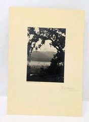 Hugo Brehme Photo Popocatépetl Mexican Black & White Fine Art Hand Signed Antiqu