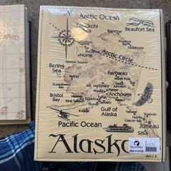 Souvenir Photo Book From Alaska, New In Plastic Wrap, Faux Leather