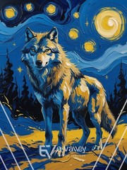WOLF ANIMAL Digital Product HD IMAGE Picture PHOTO Wallpaper Background PRINT