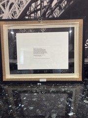 Michael Walsh Framed Signed Photograph Easkey Co. Sligo Ireland 19 1/4”x14 1/2”