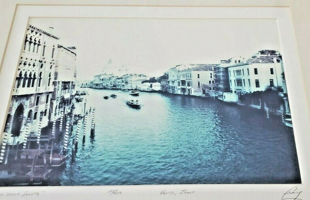 Venice Italy Vintage Photo Dennis Craig Rosen Ltd Edition 185/350 Artist Signed
