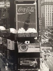 HENRI SILBERMAN ,’TIMES SQUARE AFTERNOON’, AUTHENTIC 2003 ART PHOTO PRINT