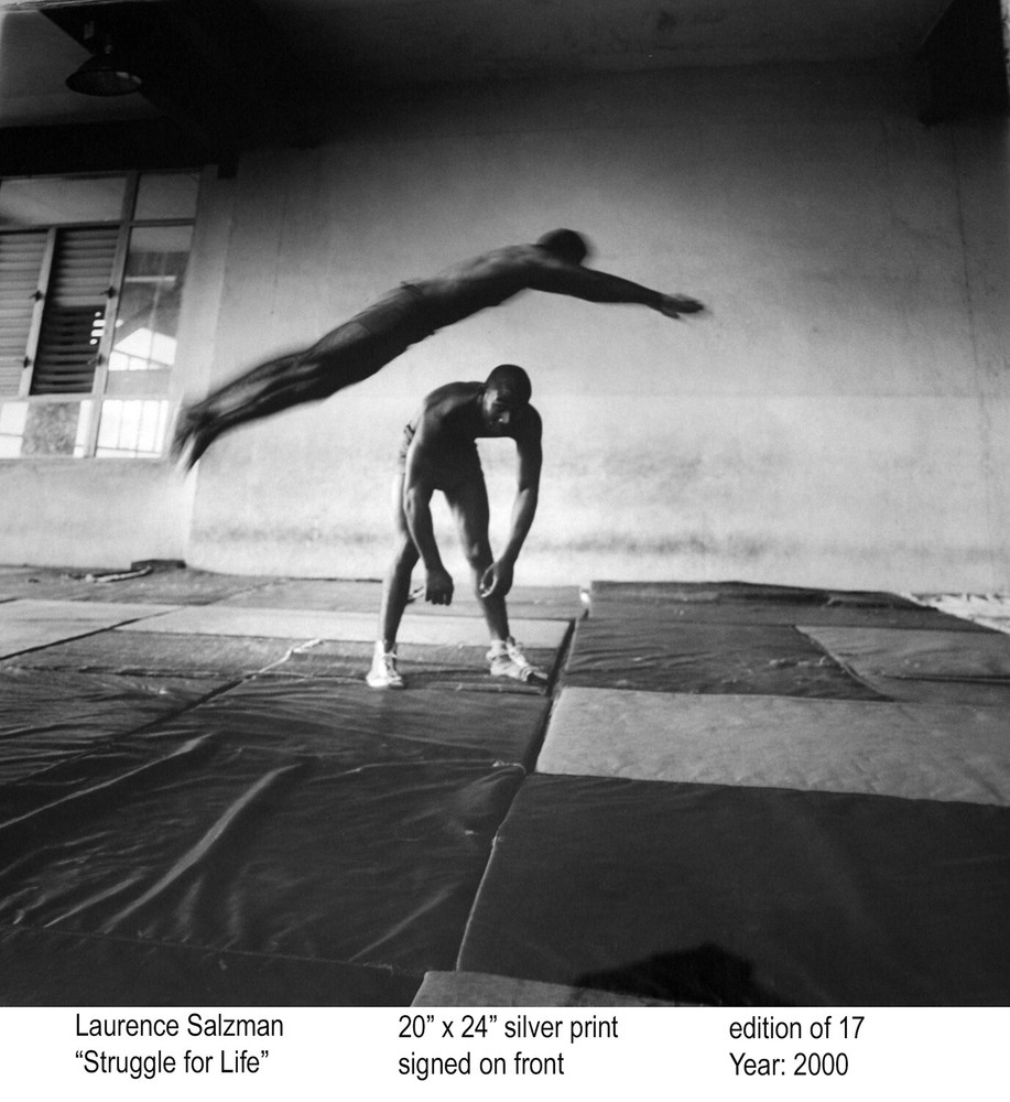 Laurence Salzman «Struggle for Life» 20×24 inch silver photograph – signed