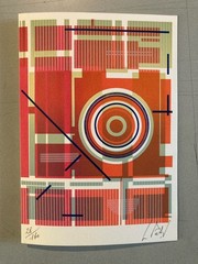 Henri Patez A Jean Dieuzaide Original Lithograph Greeting Card 2000 Etching