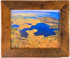 Osprey Lake, Hayward, Sawyer County Wisconsin Overhead Photo. Frame Optional.