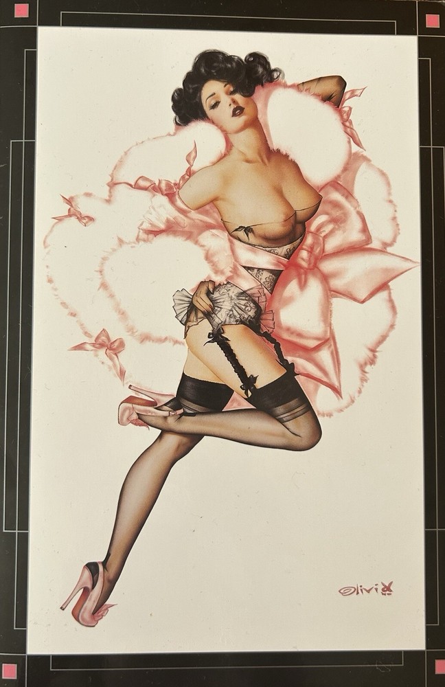 Playboy Mansion Invite New Years Eve 2006 De Beradinis Pin Up Art Photograph
