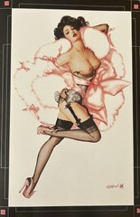 Playboy Mansion Invite New Years Eve 2006 De Beradinis Pin Up Art Photograph