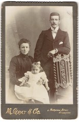Photograph M. Gray & Co., Glasgow, 4, Bellgrove Street, Elegant Couple with a