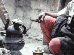 Philip Lieberman 1998 Inner Dolpo Nepal Bon-Po Lama’s Son Color Photograph