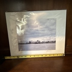 Richardson Signed «Memphis Skyline» Color Cityscape Photo 11×14 Matted Original
