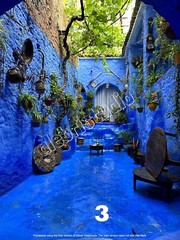 Beautiful Framed, Matted and Signed Photograph of Chefchaouen Morocco 6 Options
